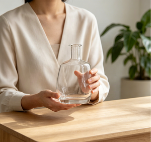 Botella de Vidrio Transparente de 500 ml para Brandy, Whisky, <span class=keywords><strong>Vodka</strong></span> y Otras Bebidas, en Oferta - Product Image 3