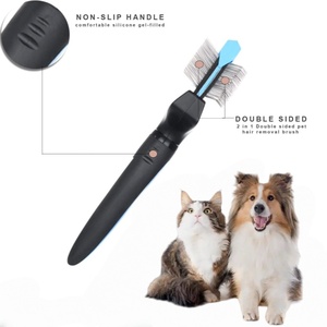 Herramientas de aseo para mascotas, cepillos deslizantes flexibles duros de doble cara, cepillos versátiles para acicalar perros - Product Image 3