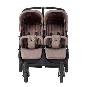 Bright bebe Hersteller Luxus Zwillinge Kinderwagen 3 in 1 High Landscape Stahlrahmen Klapp Doppel Kinderwagen Zwei Körbe Kinderwagen - Product Image 3