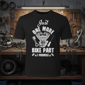 Just One More Bike Part I Promise T-shirt à manches longues pour mécanicien de moto - Product Image 3