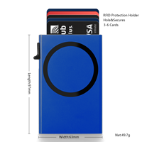 Dompet Kartu Anti RFID dengan Proteksi NFC, Desain Ekspansiabel untuk Hadiah, Logo Custom