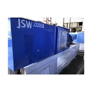 Mesin cetak injeksi kualitas tinggi 100 ton JSW J220EII Jepang bekas 100T layanan inspeksi kualitas sertifikasi CE