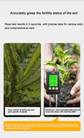 Soil Testing Instrument Soil Moisture Meter Fertile Soil Temperature Soil pH Meter Humidity Six in One Soil Detection Instrument