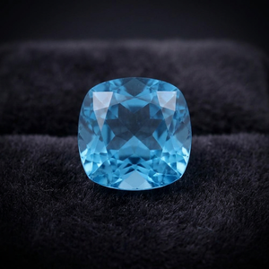 Topacios Azules Cielo Natural, Corte Cojín de 12x12MM, Gemas Sueltas, Certificadas por Terceros, Venta al por Mayor, Gopika Exports, Joyería Fina - Product Image 1