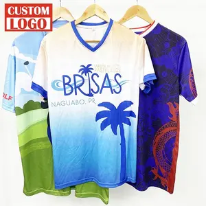Custom Design Sublimation T Shirts Short Sleeve All Over Screen Print Graphic Plus Size Men'S T-Shirts