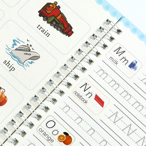 A4 kích thước lớn trẻ em in thư pháp Workbook rãnh chữ viết tay chìm cuốn sách ma thuật với bút chìm Cuốn Sách Ma Thuật - Product Image 6