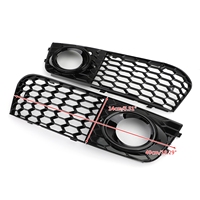 Calandre Ouverte de Phare Antibrouillard en Nid d'Abeille pour Audi A4 B8 2009-2012