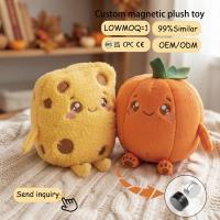 Boneka Magnet Lucu Warna Oranye Wortel Hijau Kubis, Hadiah Pasangan Sayuran
