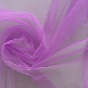 Chất lượng cao 19gsm dày đặc 100% Polyester vải tuyn vải thân thiện với môi voan mềm cho váy cưới Đồ nội thất Nệm túi - Product Image 4