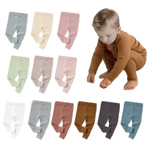 Whosale Solid Baby Harem Pants Infant Newborn Trousers Pajama Legging Pants