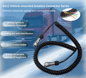 <span class=keywords><strong>สาย</strong></span>เคเบิลซูซี่แบบกันน้ำ IP68 7 ขา สำหรับงานหนัก - <span class=keywords><strong>สาย</strong></span>ไฟแบบขดเกลียวสำหรับรถบรรทุกและรถพ่วง <span class=keywords><strong>12V</strong></span>/24V พร้อมขั้วต่อแบบ 4P Aviation - Product Image 3