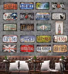 Impression personnalisée, décor mural vintage en relief, affiche, panneaux en métal, plaques en étain - Product Image 5