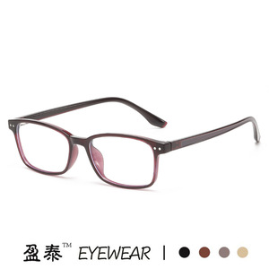 แว่นตา Yingtai TR90 กรอบสี่เหลี่ยม ป้องกันแสงสีฟ้า เลนส์ใสเต็มกรอบ สำหรับผู้ชายและผู้หญิง ใช้กับคอมพิวเตอร์ - Product Image 2