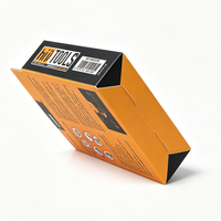 Cajas de Papel Laminado Mate Ecológicas Personalizadas con Orificio para Colgar, para Accesorios de Herramientas y Productos Digitales Portátiles