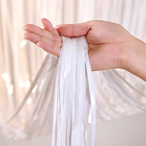 1M*2M Gradient Color Wholesale Gloss Tinsel Party <b>Curtain</b> PET Backdrop <b>Fringe</b> <b>Curtain</b> for Stage Photo Wall Decor - Product Image 5