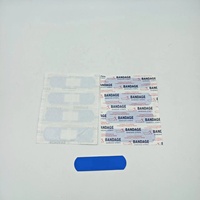 Pansement OEM personnalisé en tissu élastique, pansement rond en plastique, pansement adhésif imperméable, pansements à action rapide pour la cicatrisation des plaies, tailles assorties