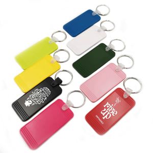 On Sale Bulk Cheap Fashion Customized Logo <b>Square</b> Plastic Keychain Connector Uv Printing Keychain <b>Key</b> Tag for Gift - Product Image 2