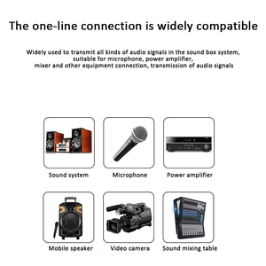 Câble audio rca à double tête <span class=keywords><strong>lotus</strong></span> link vers convertisseur de fil canon mâle et femelle 1.5 m monstre pour haut-parleur professionnel - Product Image 2
