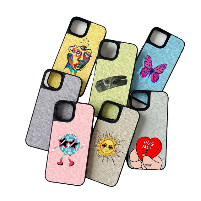 Multicolor Upholstered Simple Silicone Leather Phone Case Custom logo for iphone 17 17pro 17pro Max 17air 16 15 14 13 12 11