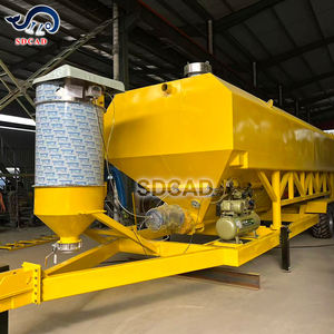 Système d'alimentation en poudre portable prenant en charge le chargement en vrac de camions et de gros sacs pour les travaux de béton, silo mobile en conteneur - Product Image 3