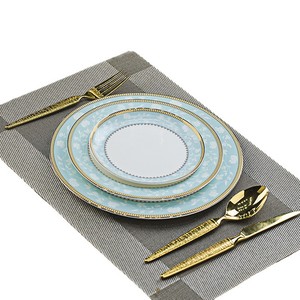 Juego de Vajilla de Cuatro Piezas para Hotel Phnom Penh, Tazón, Plato, Cuchara/Tenedor/Cuchillo/Palillos de Cerámica, Plato para Saborizar, <span class=keywords><strong>Restaurante</strong></span>, Club, Estilo <span class=keywords><strong>Chino</strong></span> - Product Image 5