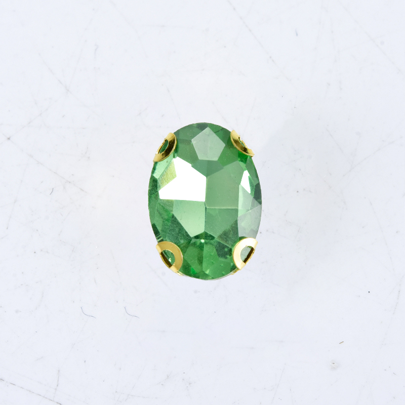 Oval light green