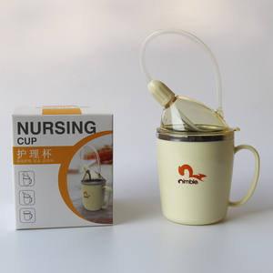 Gobelet d'allaitement Cimble 450 ml, anti-fuite, isolé, avec paille, pour personnes âgées - Product Image 3