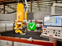 Routeur CNC professionnel 5 axes haute précision pour la fabrication de plans de travail de cuisine en quartz et granit |   415V Disponible pour l'Australie