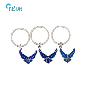 Porte-clés personnalisés en émail doux et dur, porte-clés de l'armée de l'<span class=keywords><strong>air</strong></span> américaine, pendentif, porte-clés personnalisé de l'armée de l'<span class=keywords><strong>air</strong></span> - Product Image 3