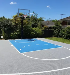 Высокое качество, заводская цена, водонепроницаемый размер и цвет, наружный 3x3 баскетбольный корт, напольное покрытие для заднего двора