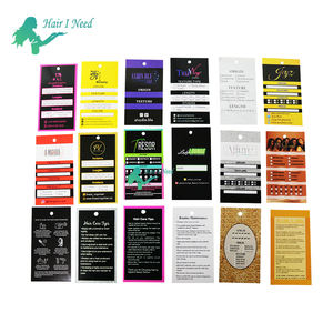 Étiquette de prix personnalisée pour lot de cheveux, étiquette suspendue en papier couché pour perruque - Product Image 3