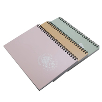 Qualisub A5 Laser-Gravur Spiral-Notizbücher mit Kartoneinband Journal Laser-Gravur Blanko-Notizbuch