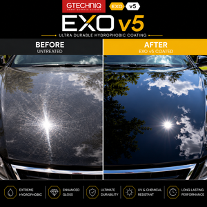 EXO v5 Ultra Revêtement Céramique 1000ml Protection Peinture Automobile Professionnelle Extrême Hydrophobe Haute Brillance Anti-Eau et Anti-Salissures Résistant aux UV - Product Image 2