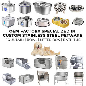 Tigela Dupla Removível para Pets em Aço Inoxidável e PP, Grande Capacidade, Anti-Inchaço, Leve, para Alimentação Lenta, Base Destacável para Cães - Product Image 3