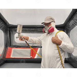 Cabina <span class=keywords><strong>de</strong></span> Pintura Inflable, Calidad Excepcional, Cabina Portátil, Carpa <span class=keywords><strong>de</strong></span> Pintura Inflable, Estación <span class=keywords><strong>de</strong></span> Trabajo <span class=keywords><strong>de</strong></span> Garaje Grande para Pintar - Product Image 3