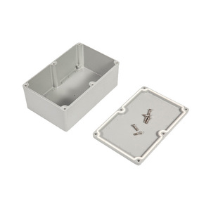 Boîtier <span class=keywords><strong>de</strong></span> <span class=keywords><strong>jonction</strong></span> en aluminium, personnalisable, profilés d'extrusion en aluminium, boîtier électronique à corps divisé pour driver LED - Product Image 3