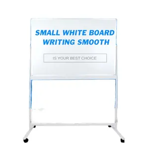 Creative Space White Board Magnetisches Whiteboard zum Trocken löschen mit riesigem Rolling Board im Staffelei-Stil auf Rädern für Heimlehrer