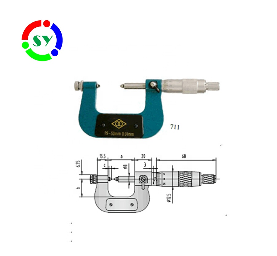 Микрометр с резьбой