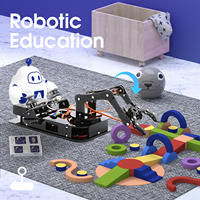 ACEBOTT Arm Kit robot ESP32 3-DOF, WiFi, pembelajaran batang pemetaan koordinat 3-AS untuk anak dan pemula UNTUK Arduino dapat diprogram