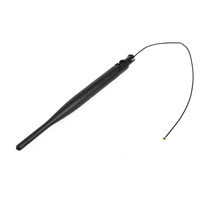 Antenne WiFi omnidirectionnelle 2,4 G à gain élevé 5 dB pour amplification du signal du routeur, maison intelligente, antenne omnidirectionnelle en caoutchouc 2,4 G ISM