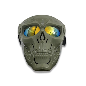 Masque de protection intégral anti-UV coupe-vent avec lunettes pour sports de plein air, moto et activités tactiques - Product Image 5