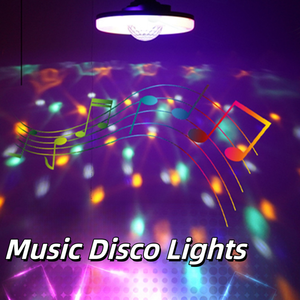 Lampe LED Disco RGB 36W E27 pour Fêtes à Domicile et Anniversaires, Ampoule Blanche Multifonction avec Haut-parleur et Télécommande pour Éclairage de Fête - Product Image 4