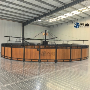 Caminador para Caballos de Acero Galvanizado para Exteriores con Diseño Duradero, Máquina Caminadora para Caballos Eléctrica Económica con <span class=keywords><strong>Velocidad</strong></span> Ajustable - Product Image 2