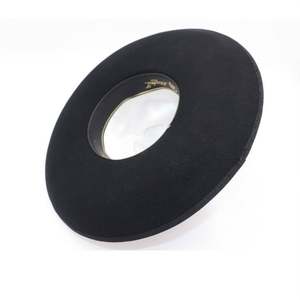 Sombrero Fedora Unisex de Lana con Ala Ancha de 12 cm, Sombrero de Jazz de Fieltro de Lana con Banda Ancha, Sombrero Vaquero Retro Sencillo con Cinta para Iglesia, Fiesta, Gorra Masculina - Product Image 5