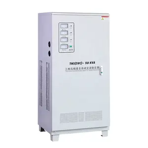 TNS 50KVA 380V Servo Motor Type 3 Phase Voltage Regulator Stabilizer