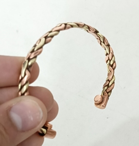 Premium Handcrafted Copper <b>Bracelet</b> With <b>Magnetic</b> Accents Adjustable Cuff Style For Men <b>Women</b> Jewelry Gift Selection - Product Image 3