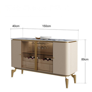 Buffet haut de gamme, grand meuble de rangement pour salle à manger, design élégant, buffet pour salon - Product Image 6