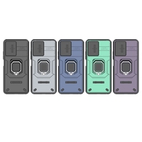 Couverture arrière en TPU magnétique antichoc avec étui de protection pour objectif de caméra pour OPPO Realme C67 4G C55