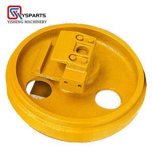 Roller <span class=keywords><strong>Idler</strong></span> Depan Bulldozer Kualitas OEM D20 D31 D37EX-21 D41-6 D50 D60 <span class=keywords><strong>D65</strong></span> <span class=keywords><strong>D65</strong></span>-8, Suku Cadang Dozer, Roda <span class=keywords><strong>Idler</strong></span> Track - Product Image 2