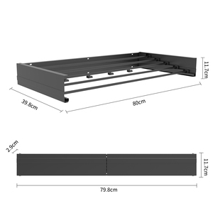 Prix de gros Maison Métal Pliable Cintre Sèche-<span class=keywords><strong>linge</strong></span> Balcon Extérieur Robuste Mural Séchoir à <span class=keywords><strong>linge</strong></span> - Product Image 5